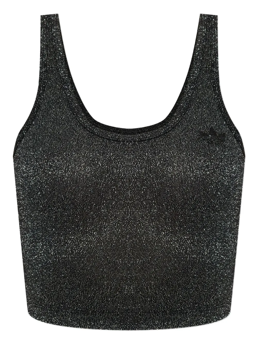 Adidas Originals Lurex® Sleeveless Top In Black