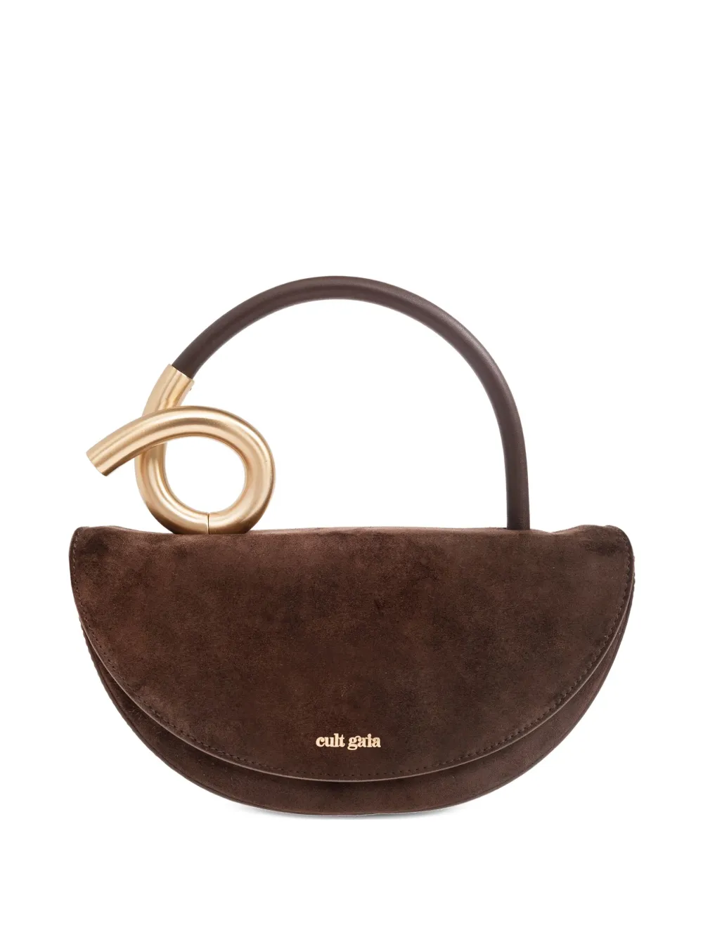 Cult Gaia Azariah suede mini bag - Marrone