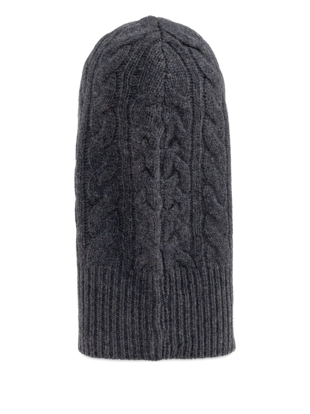 Lisa Yang cable-knit balaclava - Grijs
