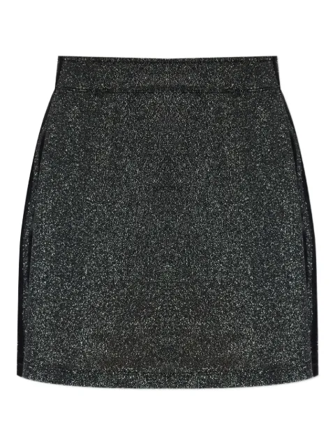 adidas Lurex® stripe-detail mini skirt