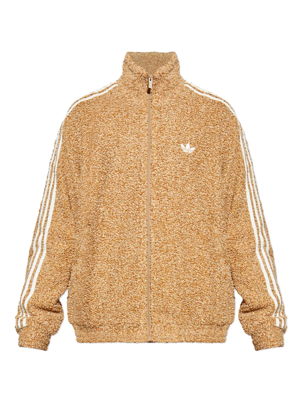 adidas Firebird bouclé zip-up sweatshirt | Neutrals | Image 1