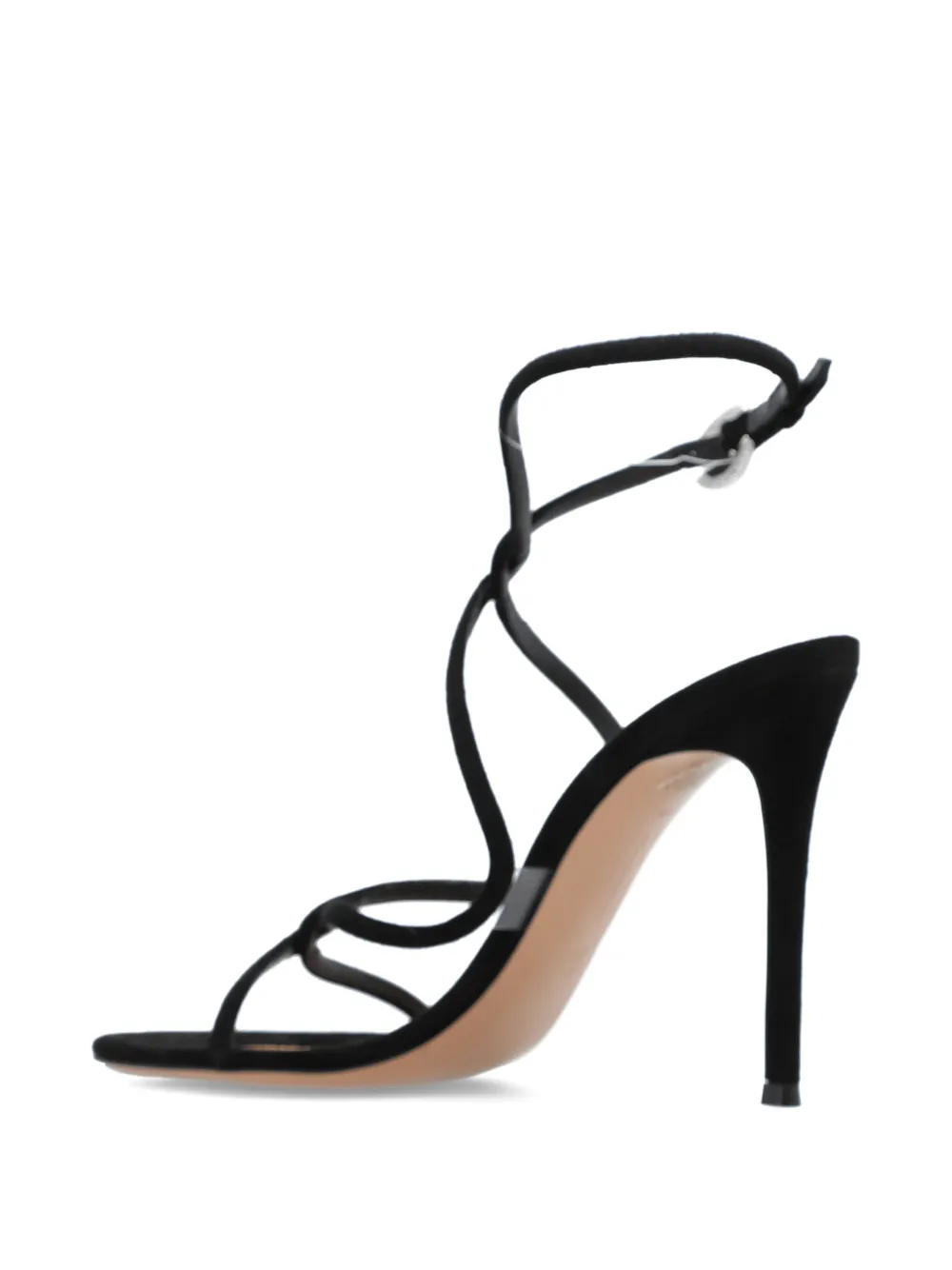 Gianvito Rossi 120 mm sandalen met bandjes en hak Zwart