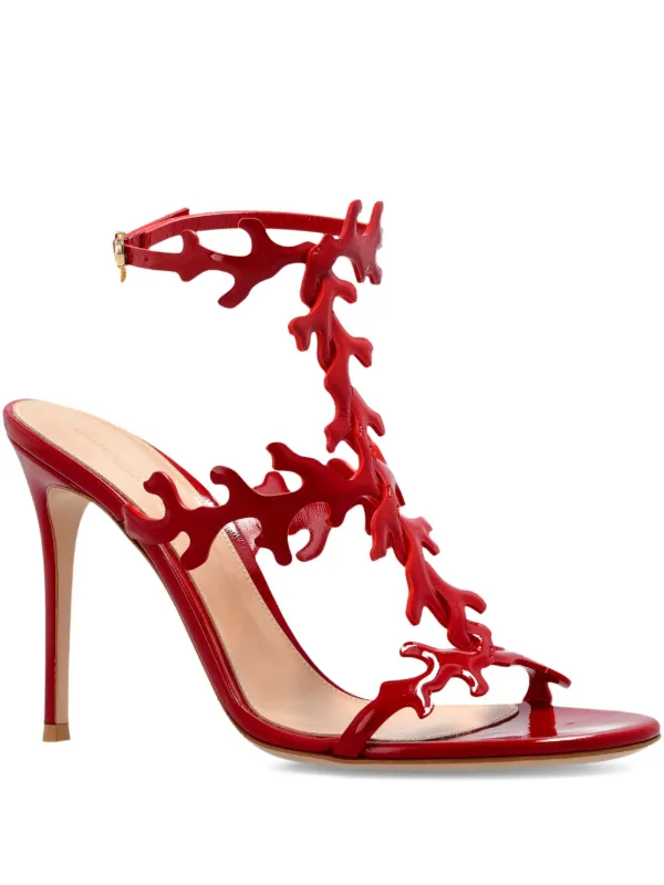 Gianvito Rossi Ocean 95 Sandals in Red