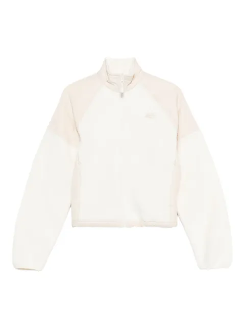 New Balance chamarra con paneles y cierre