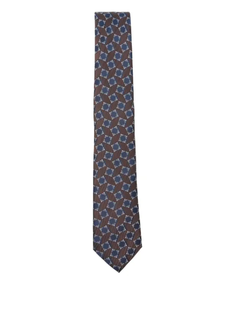 Giorgio Armani geometric-pattern tie