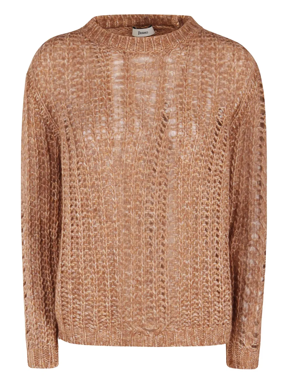 Herno openwork sweater | Brown | Image 1