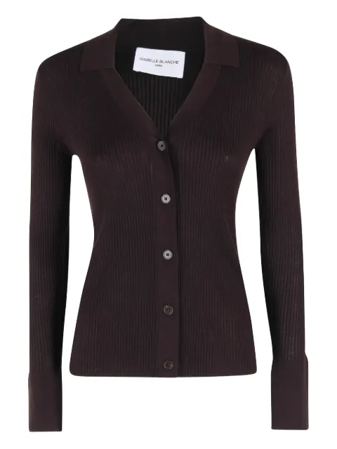 Isabelle Blanche button-fastening cardigan