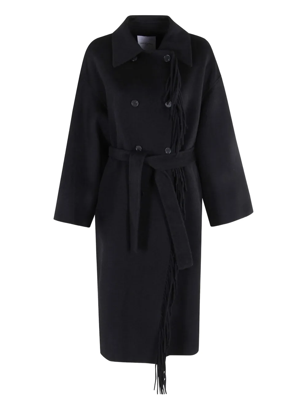 Isabelle Blanche double-breasted coat | Black | Image 1