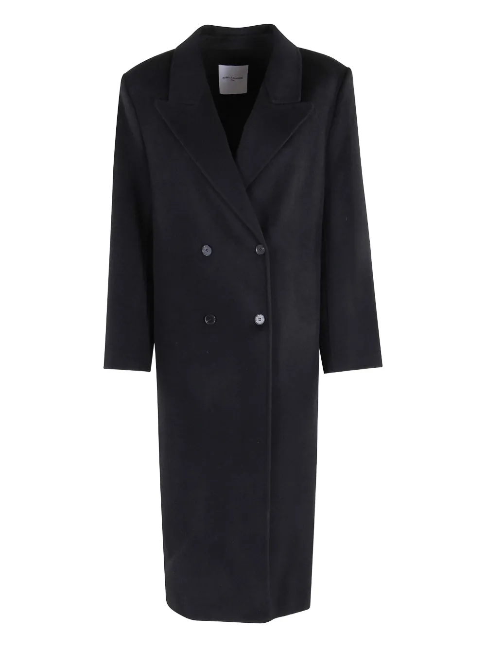 Isabelle Blanche peak-lapel double-breasted coat | Black | Image 1