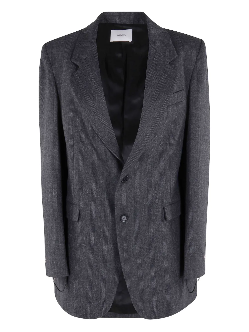 Coperni Checked Blazer In Black