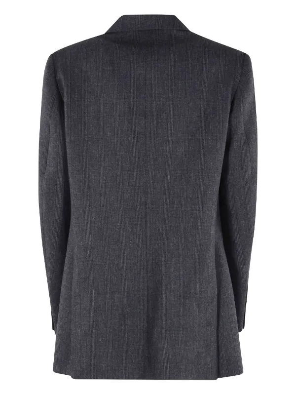 Coperni Checked Blazer in Grey