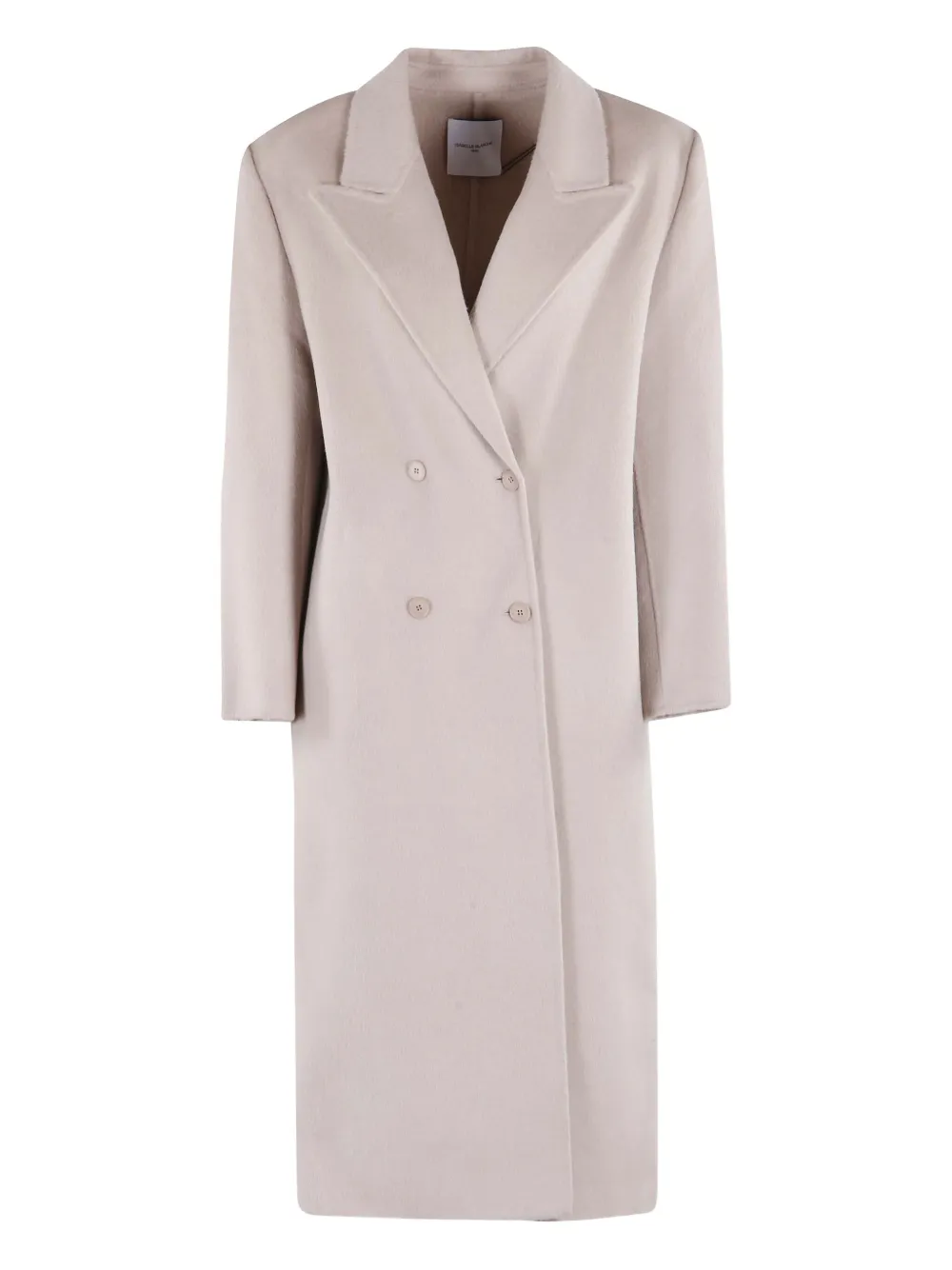 Isabelle Blanche Buttoned-up Long-sleeved Jacket In Gray