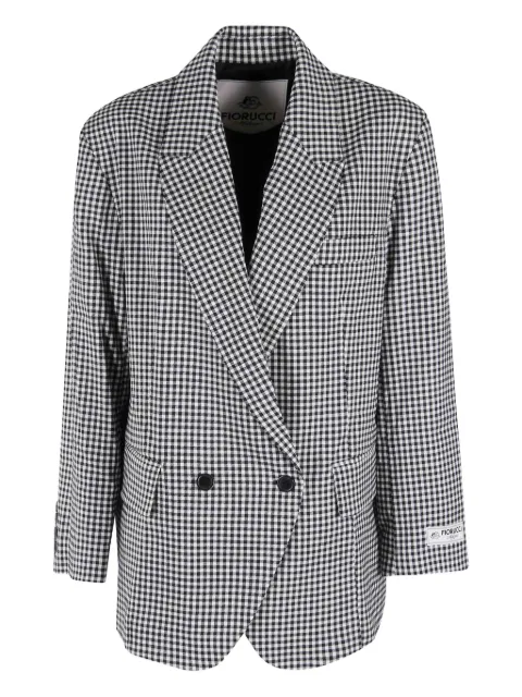 Fiorucci Gingham check-pattern blazer