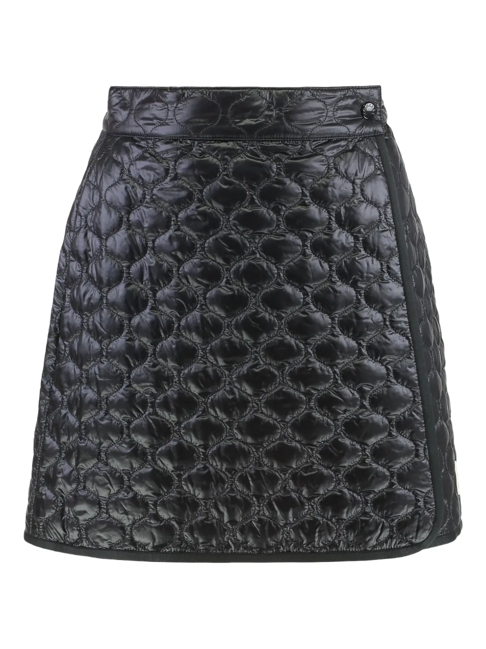 Moncler logo-patch padded mini skirt | Black | Image 1