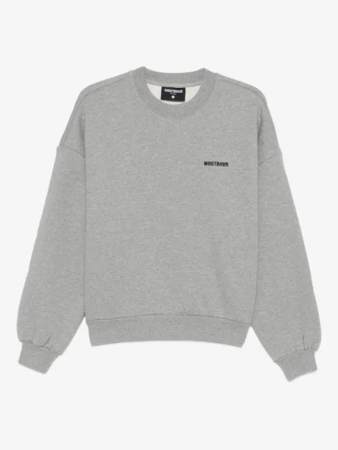 WRSTBHVR Neni logo-embroidered crew-neck sweatshirt