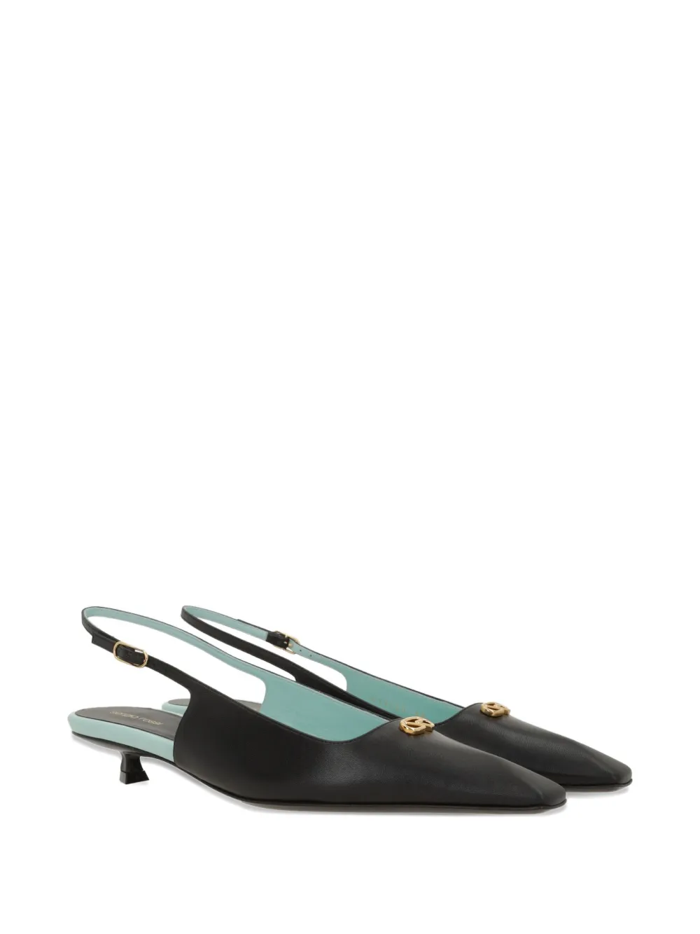 Sergio Rossi Surge leren pumps Zwart