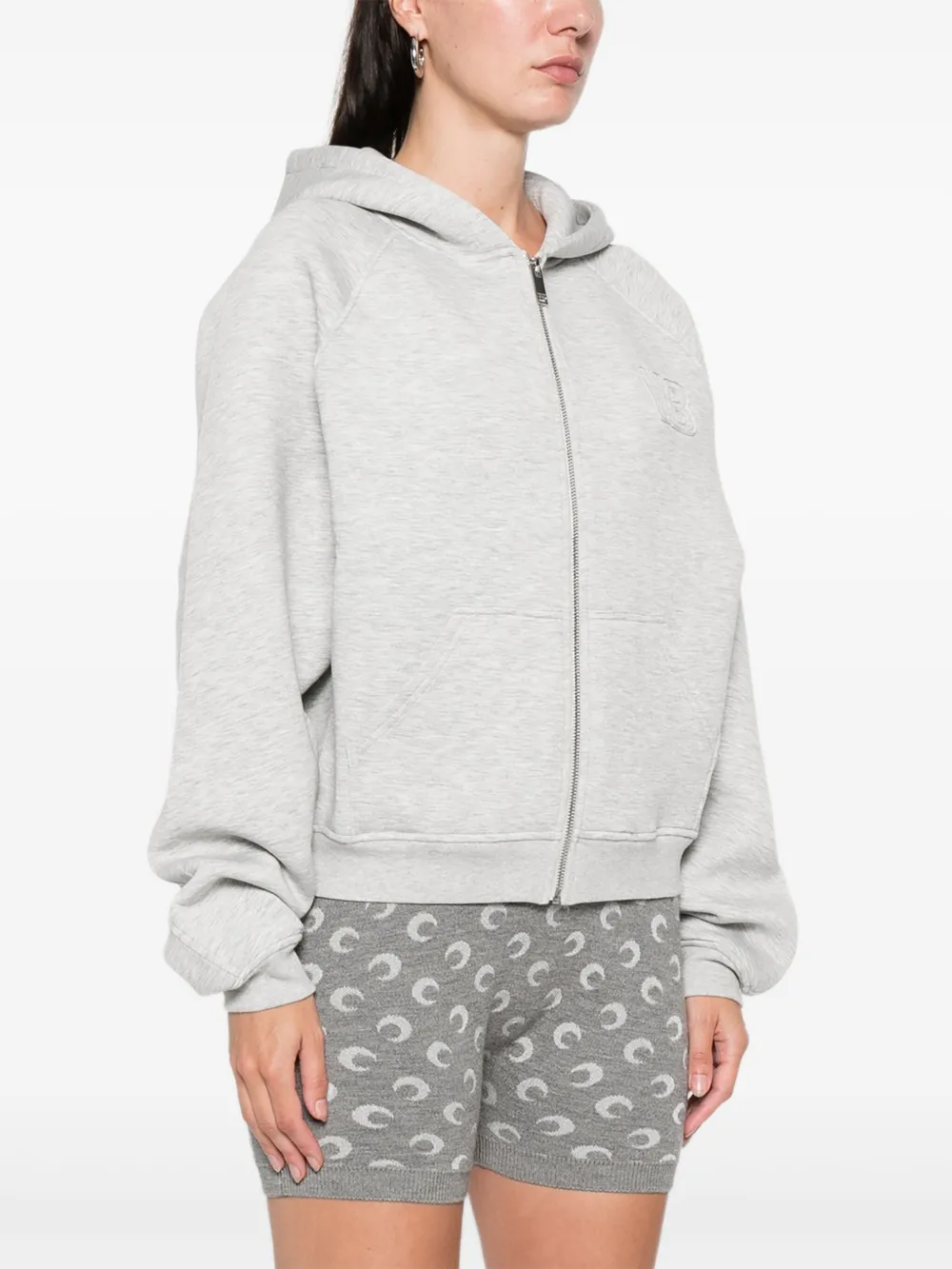 Wrstbhvr Gruven V2 Zip-fastening Sweatshirt In Gray
