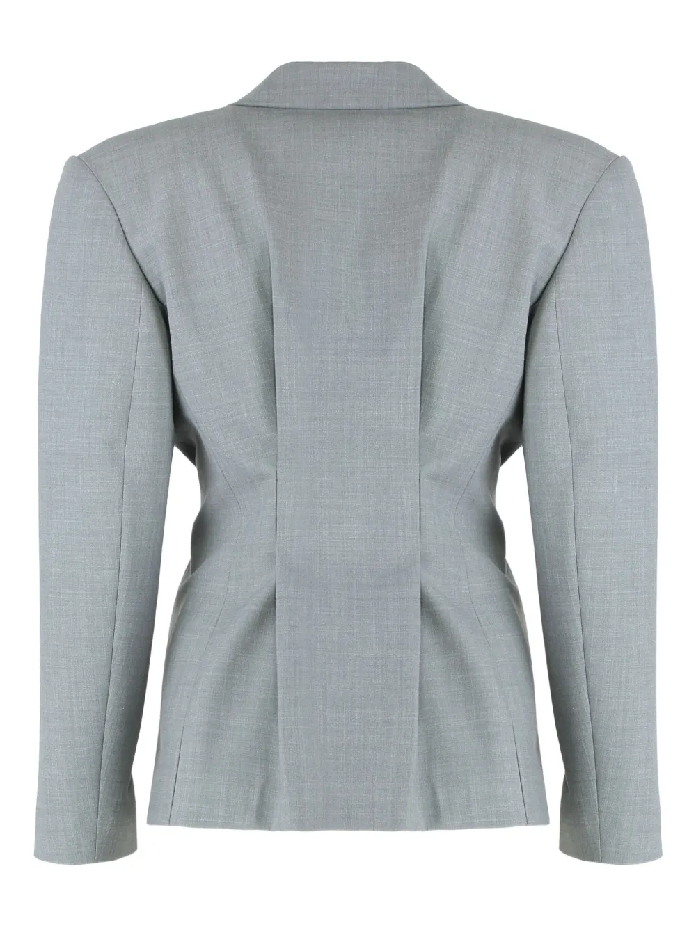 Les Filles D'eva Single-breasted One Button Jacket In Gray