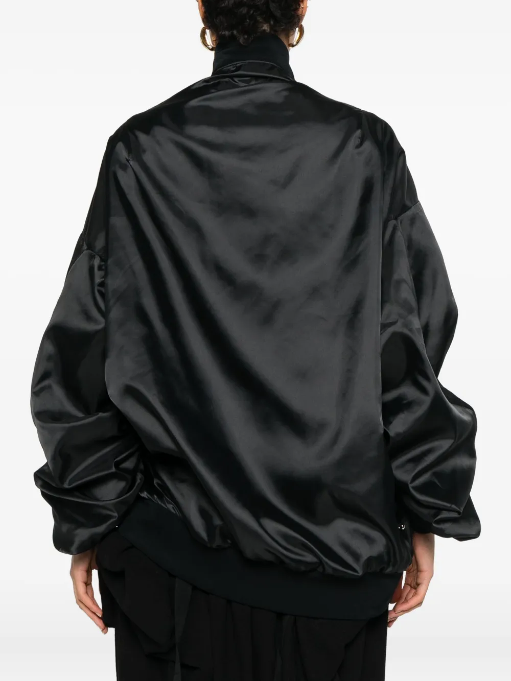 Noir Kei Ninomiya Jack met ruches Zwart