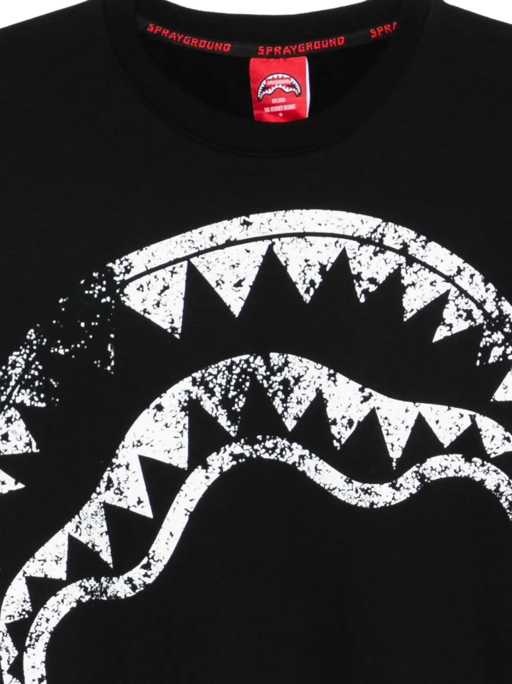 Sprayground Shark-print Sweatshirt In Black