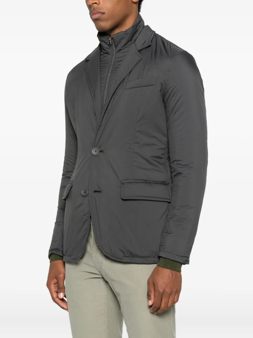 Herno Jack met ritszak Grijs