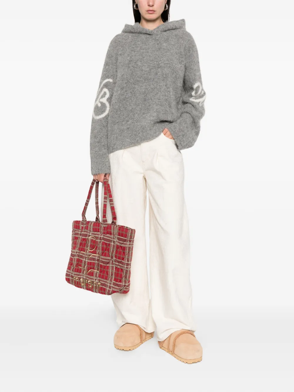 WRSTBHVR Mixam hoodie met lange mouwen - Grijs