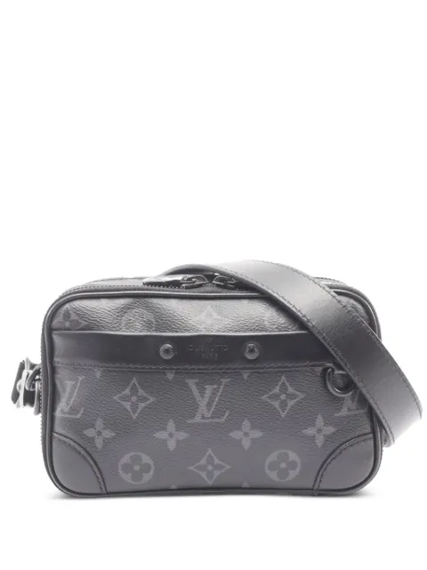 Louis Vuitton Pre-Owned 2021-2025 Monogram Eclipse Alpha Wearable Wallet crossbody bag