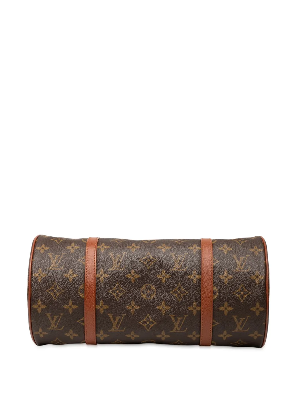 Pre-owned Louis Vuitton 2000 Monogram Papillon 30 Handbag In Brown