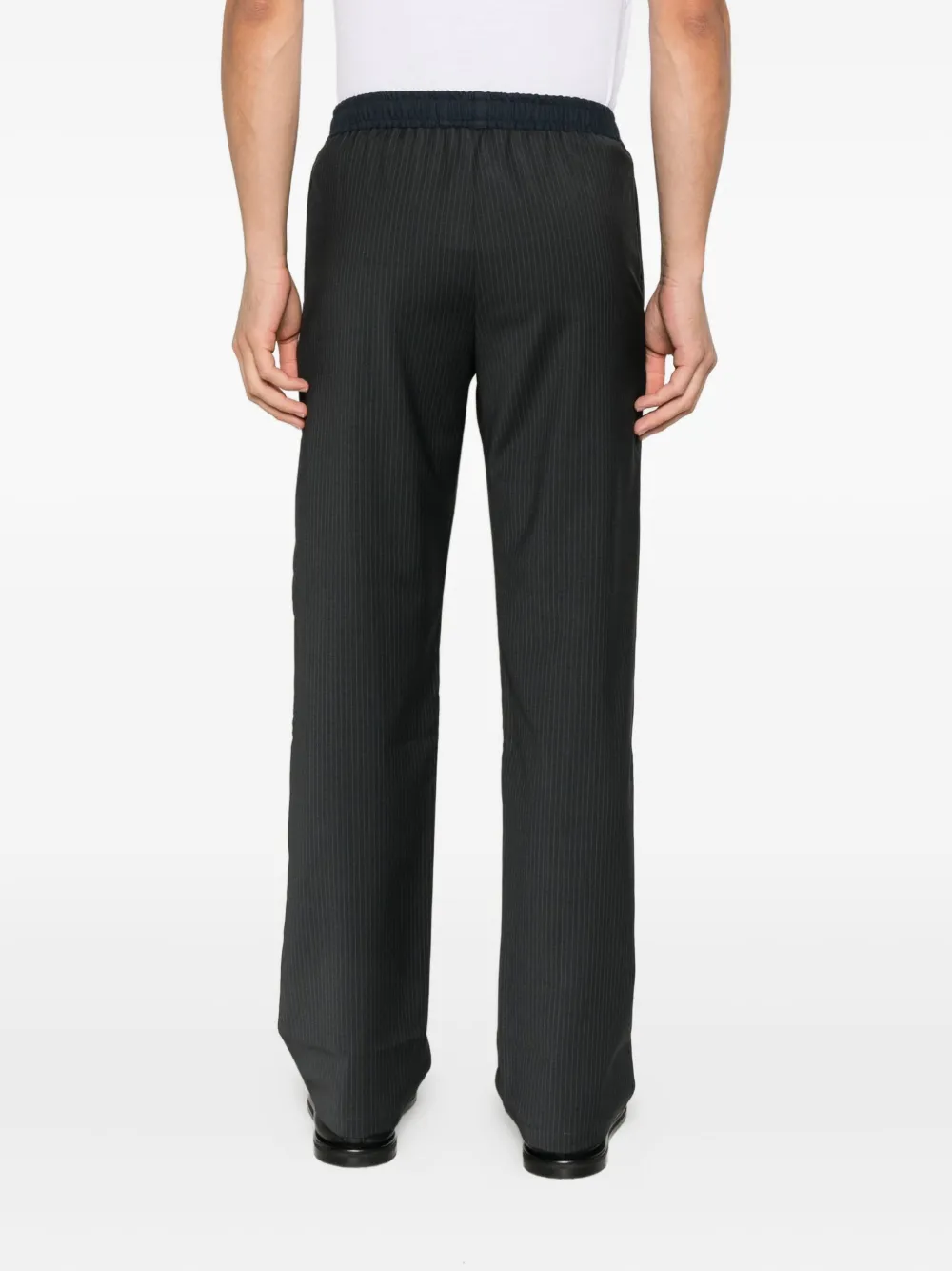 Paloma Wool Gales Pinstripe Button Trousers In Gray