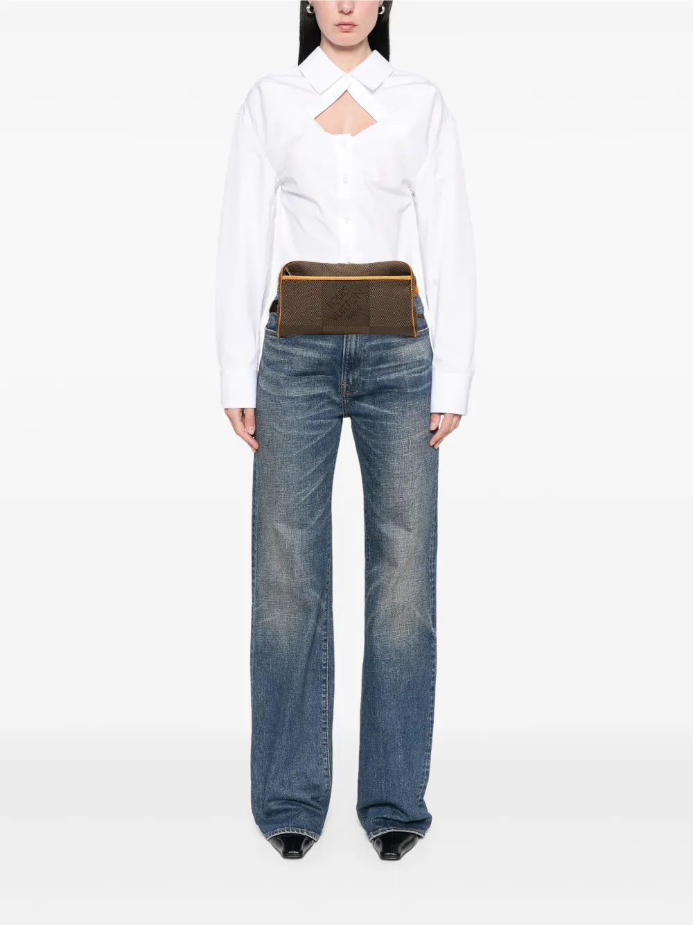 Louis Vuitton Pre-Owned 2009 Damier Geant Acrobat belt bag | Pre-Owned | Image 2