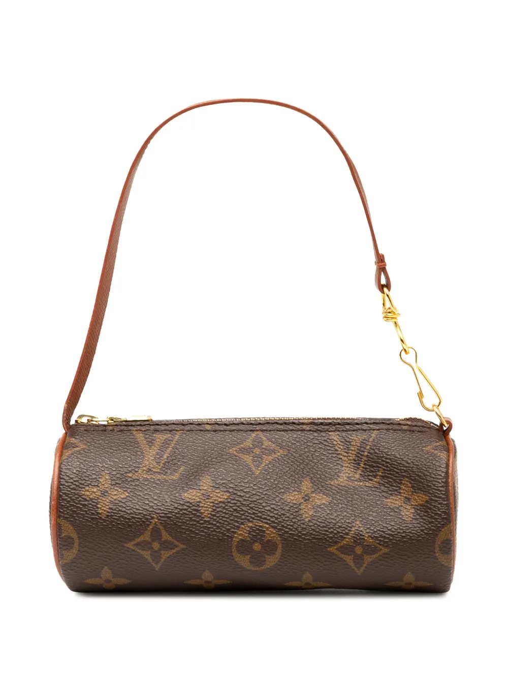 Louis Vuitton Pre-Owned 1990-2010 モノグラム パピヨン ポシェット ハンドバッグ - ブラウン Louis Vuitton Pre-Owned 1990-2010 モノグラム パピヨン ポシェット ハンドバッグ - ブラウン