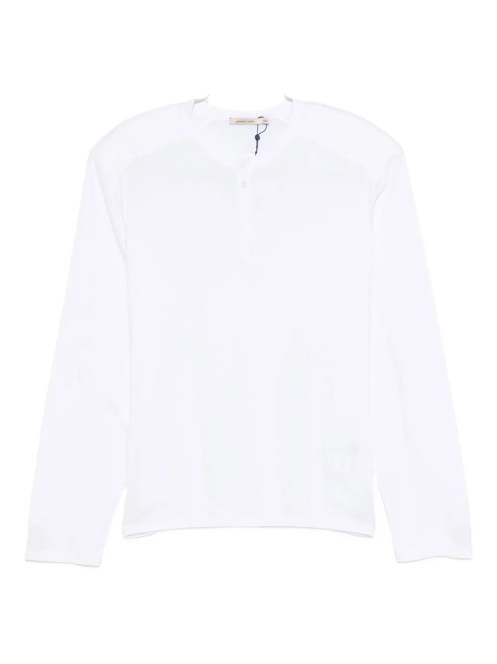 Paloma Wool Ryno B Buttoned Long-sleeve T-shirt In White