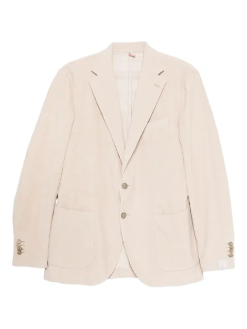 Santaniello corduroy pocket blazer