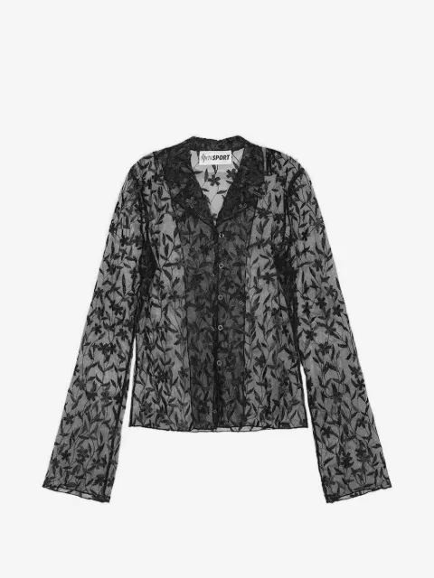 OpéraSPORT Camicia Flora con scollo a V