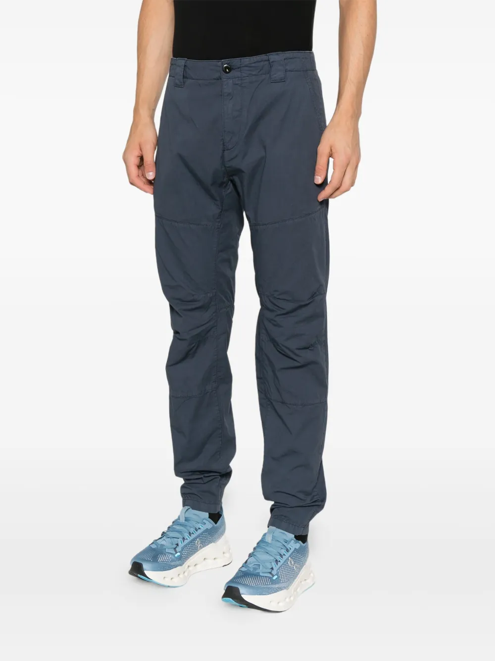 C.P. Company Broek met vlakken Zwart