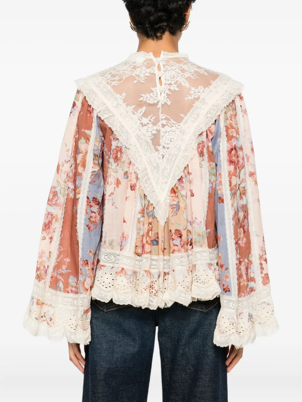 ZIMMERMANN Awaken blouse Roze