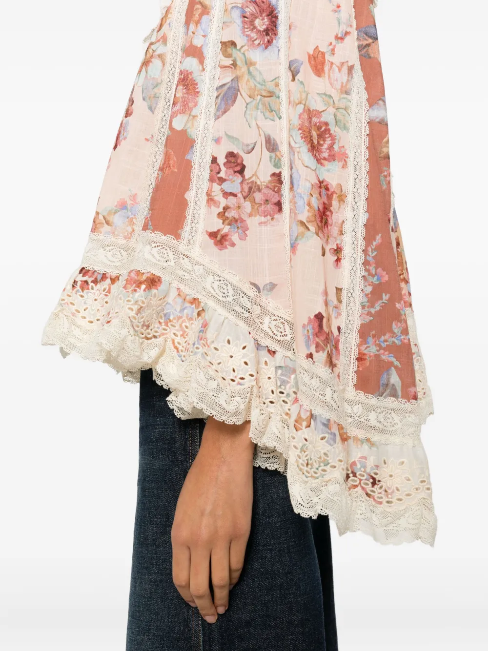 ZIMMERMANN Awaken blouse Roze