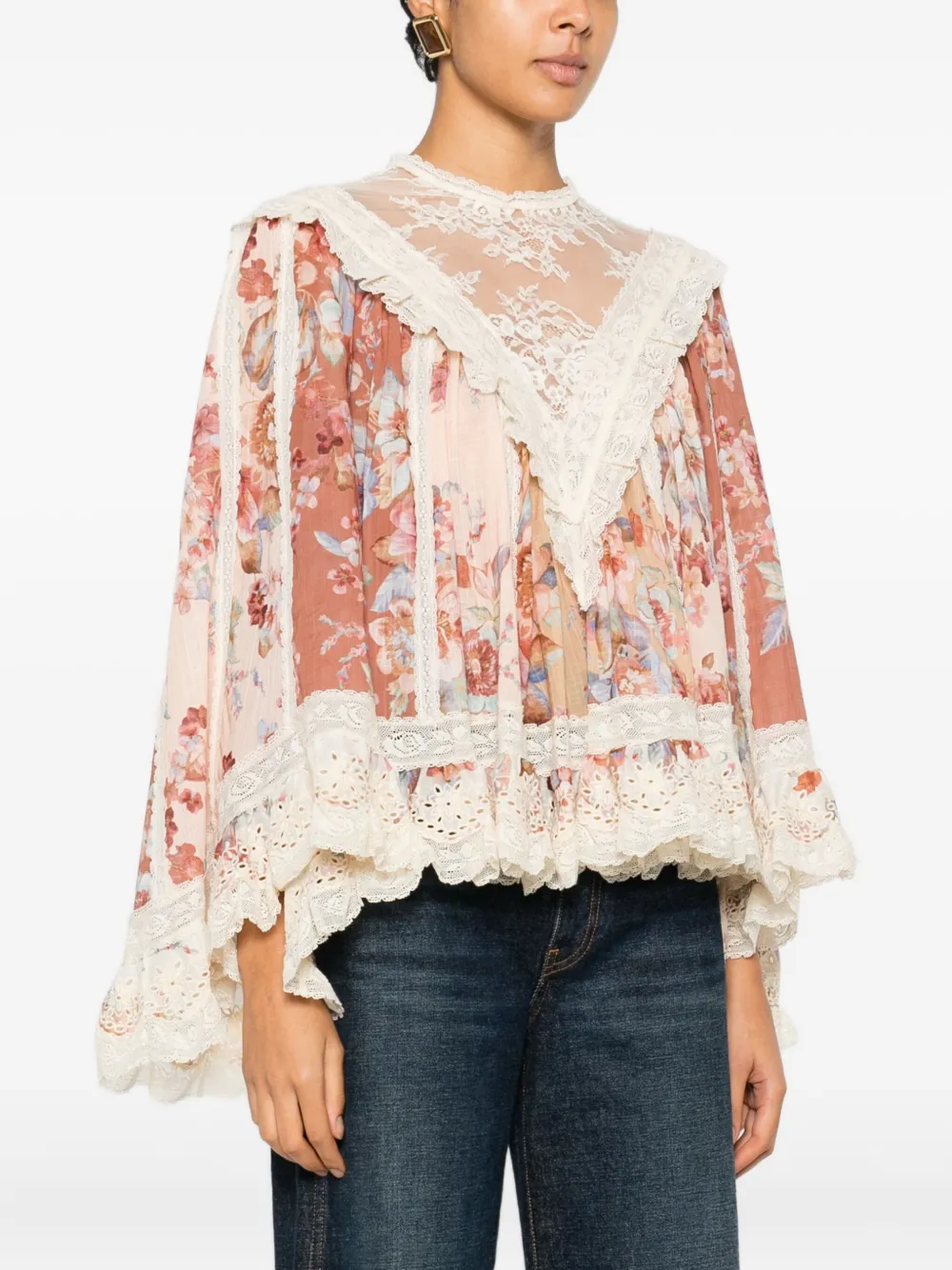 ZIMMERMANN Awaken blouse Roze