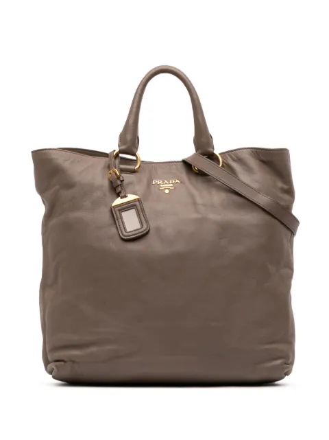 Prada Pre-Owned sac à bandoulière Open Convertible Tote en cuir de veau (2000-2025)