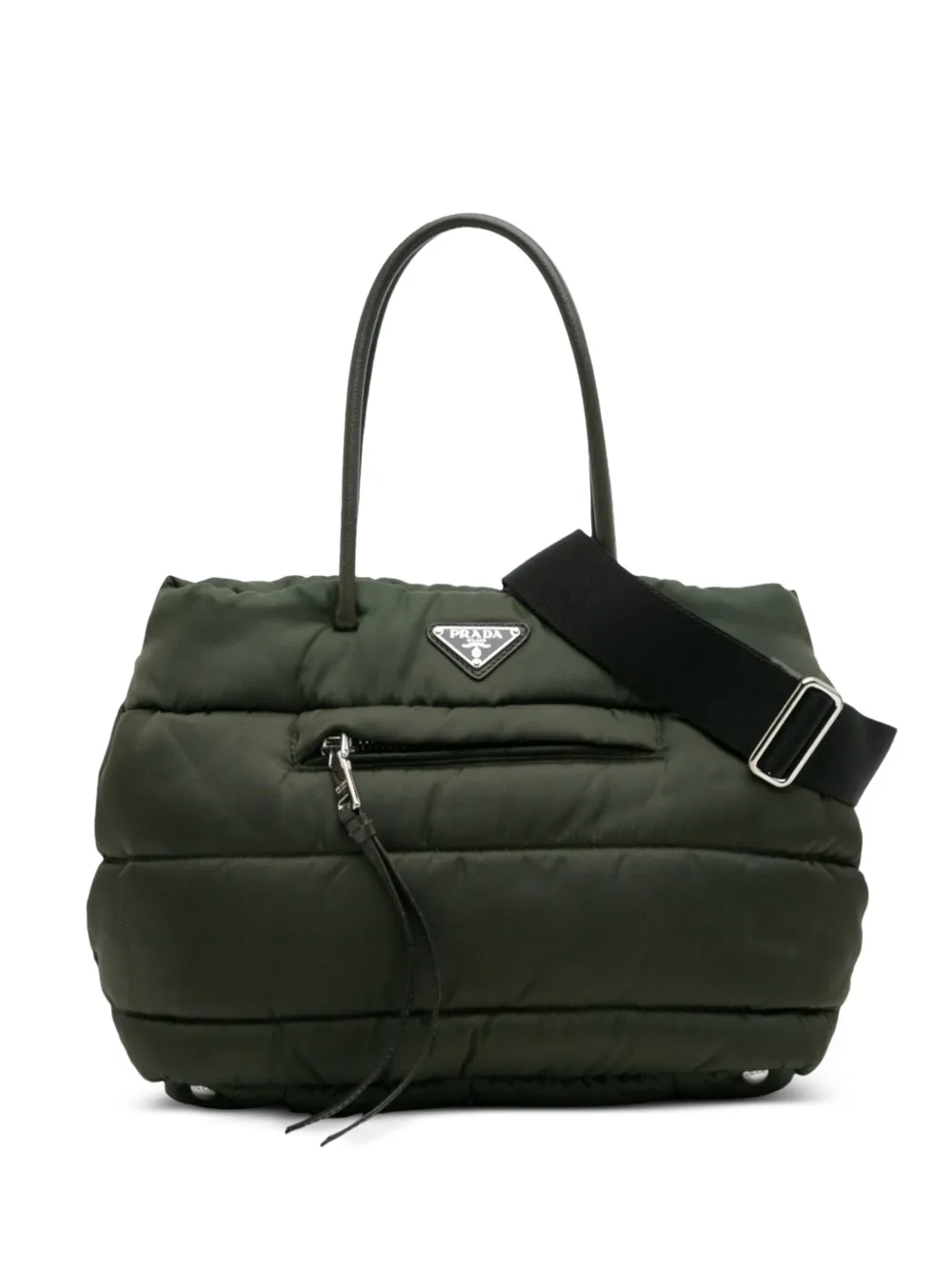 Prada Pre-Owned 2013-2025 Tessuto Bomber satchel | Green | Image 1