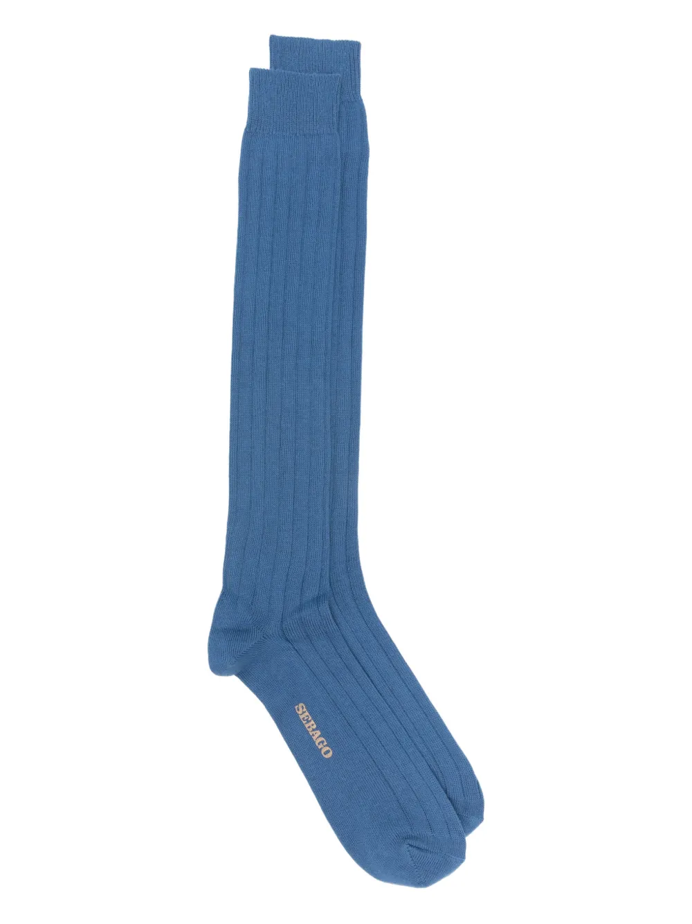 Sebago Ribbed Socks In Blue