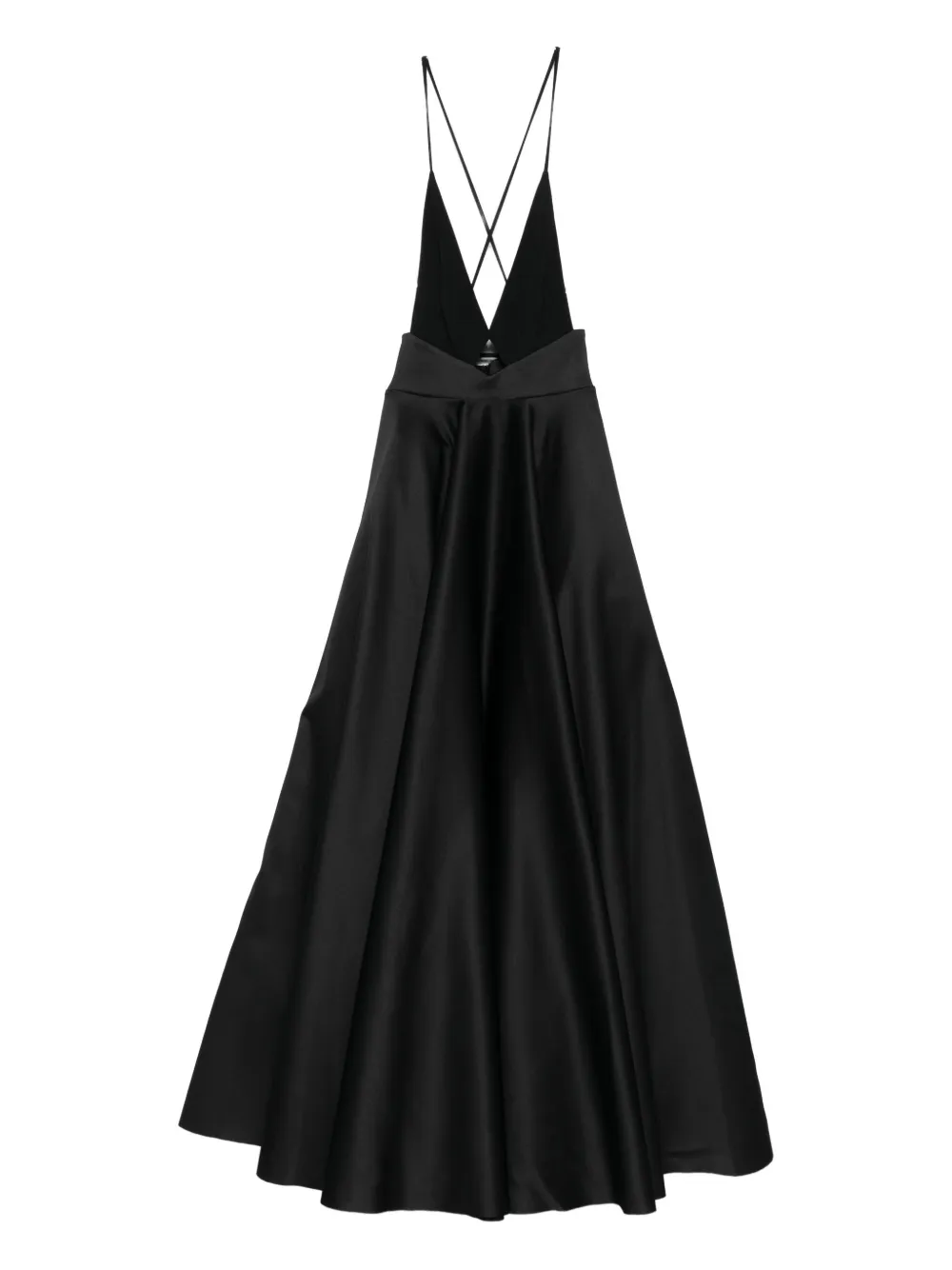 Solace London Avallon Maxi Dress In Black