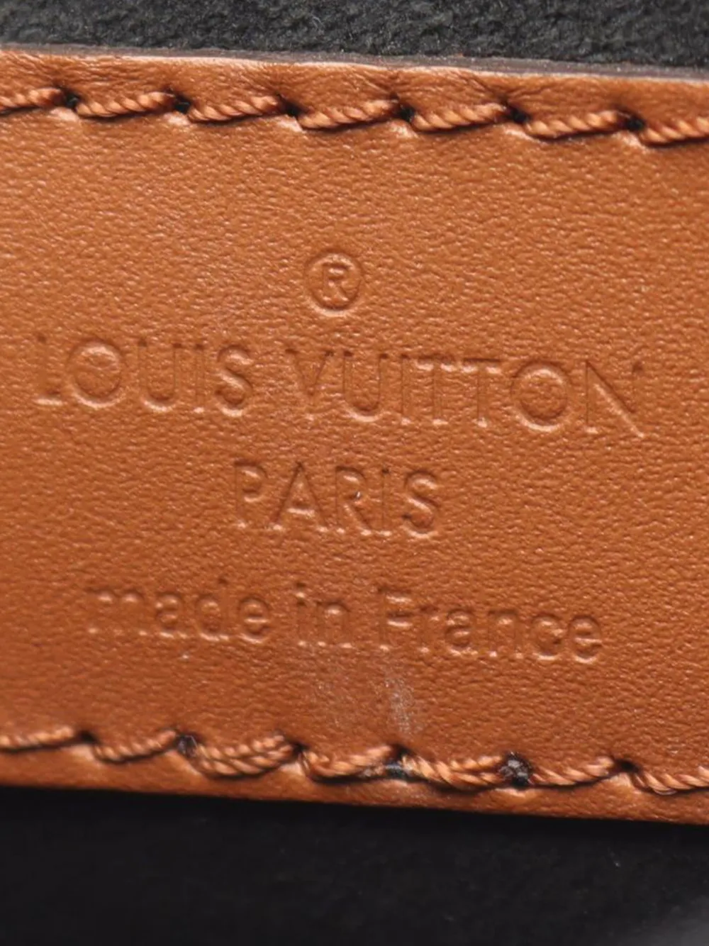 Pre-owned Louis Vuitton 2021-2025 Monogram Reverse Mini Dauphine Satchel In Brown