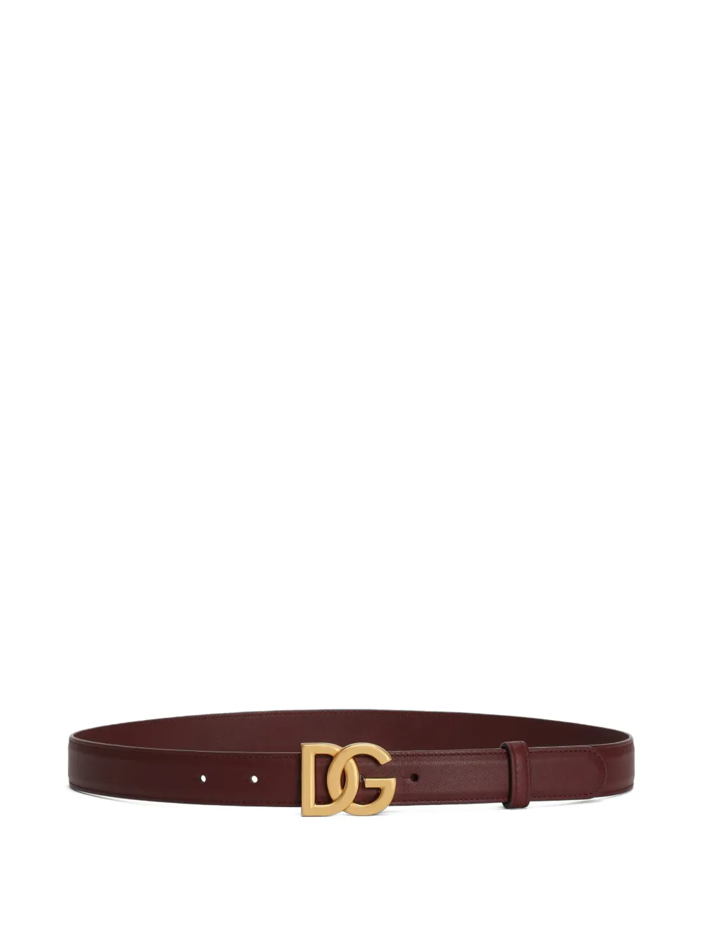 Dolce & Gabbana Leather Belt In Brown