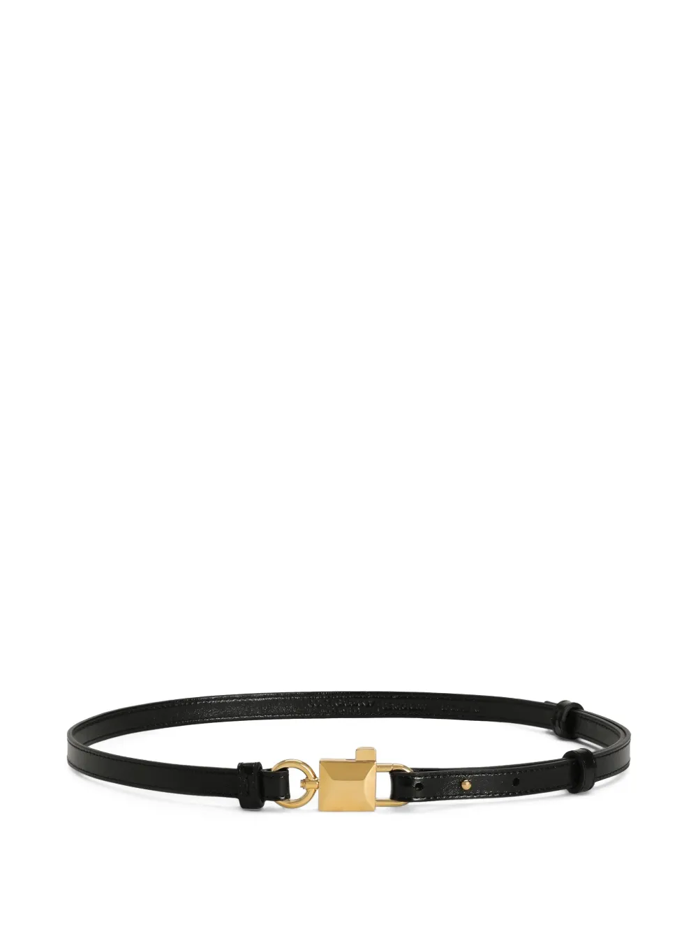 Dolce & Gabbana padlock detail belt - Nero