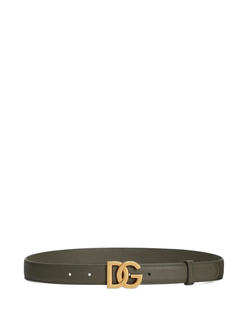 Dolce & Gabbana logo-buckle belt - Verde