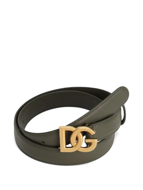 Dolce & Gabbana logo-buckle Belt | Green | FARFETCH RO