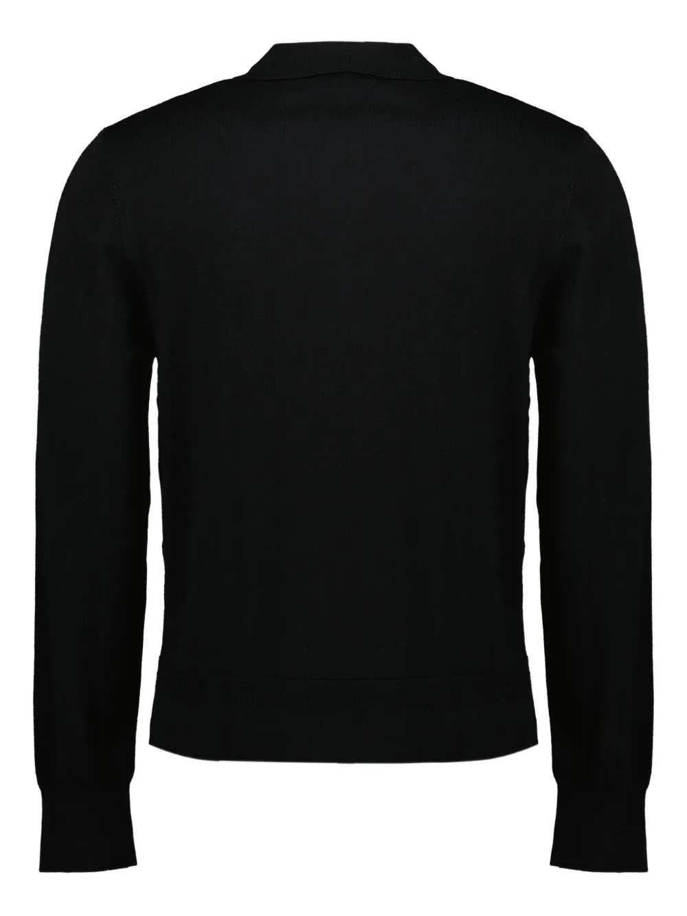 Officine Generale Poloshirt met lange mouwen - Zwart