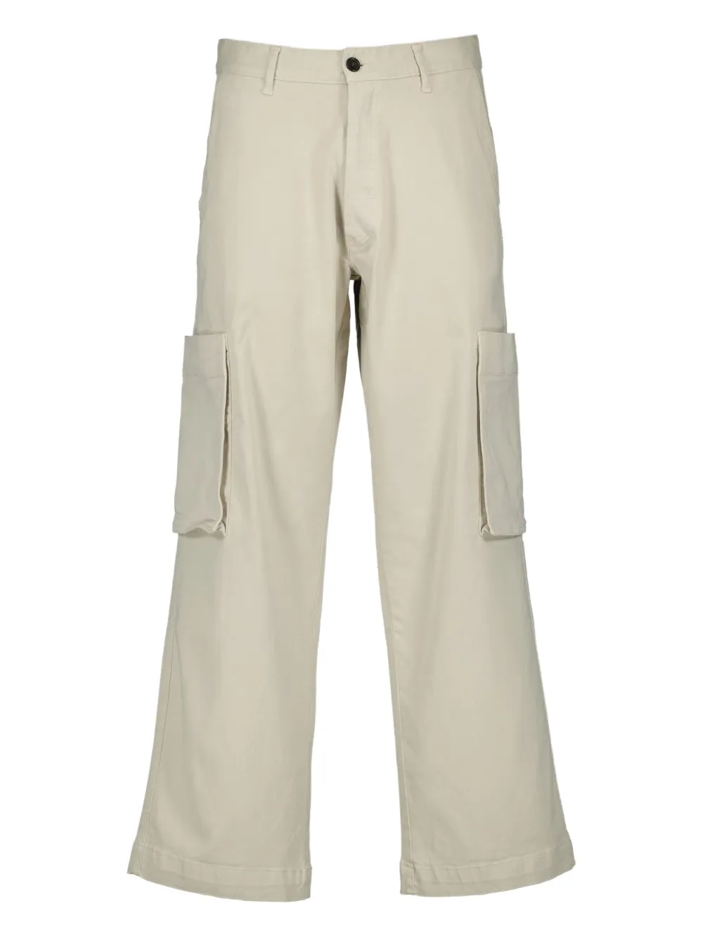 Officine Generale Cargo Five-pocket Trousers In Neutral