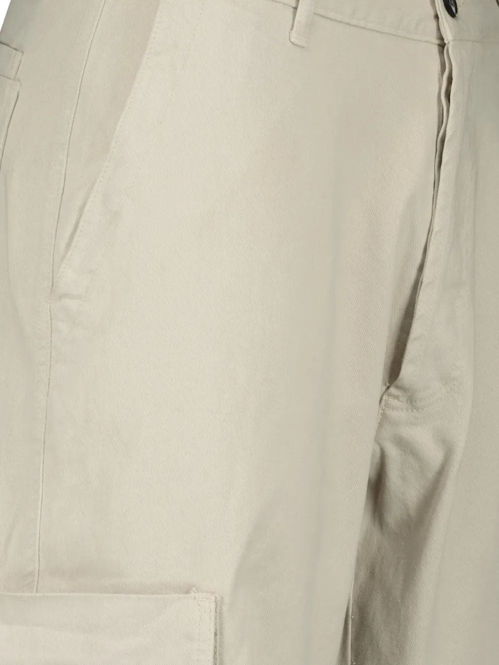 Officine Generale Cargo Five-pocket Trousers In Neutral